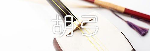 しゃみせん楽家：胡弓